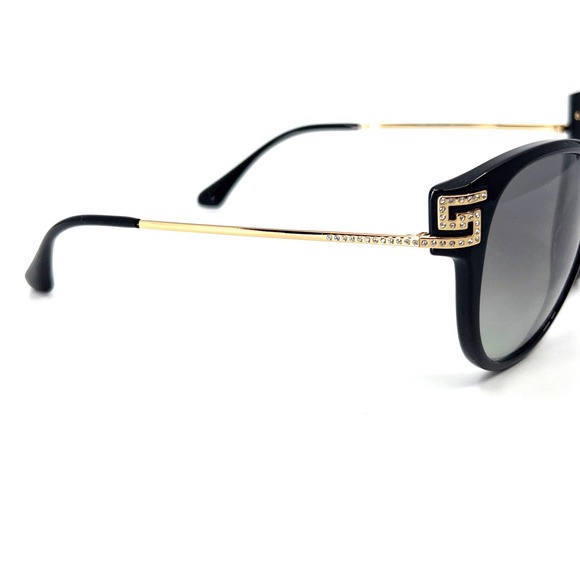 Versace Black and Gold Sunglasses - Picture 5 of 12